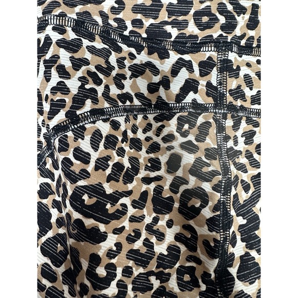 Outdoor Voices Leopard Cheetah TechSweat Flex Move Free 7/8 Leggings Small S C - Picture 4 of 5